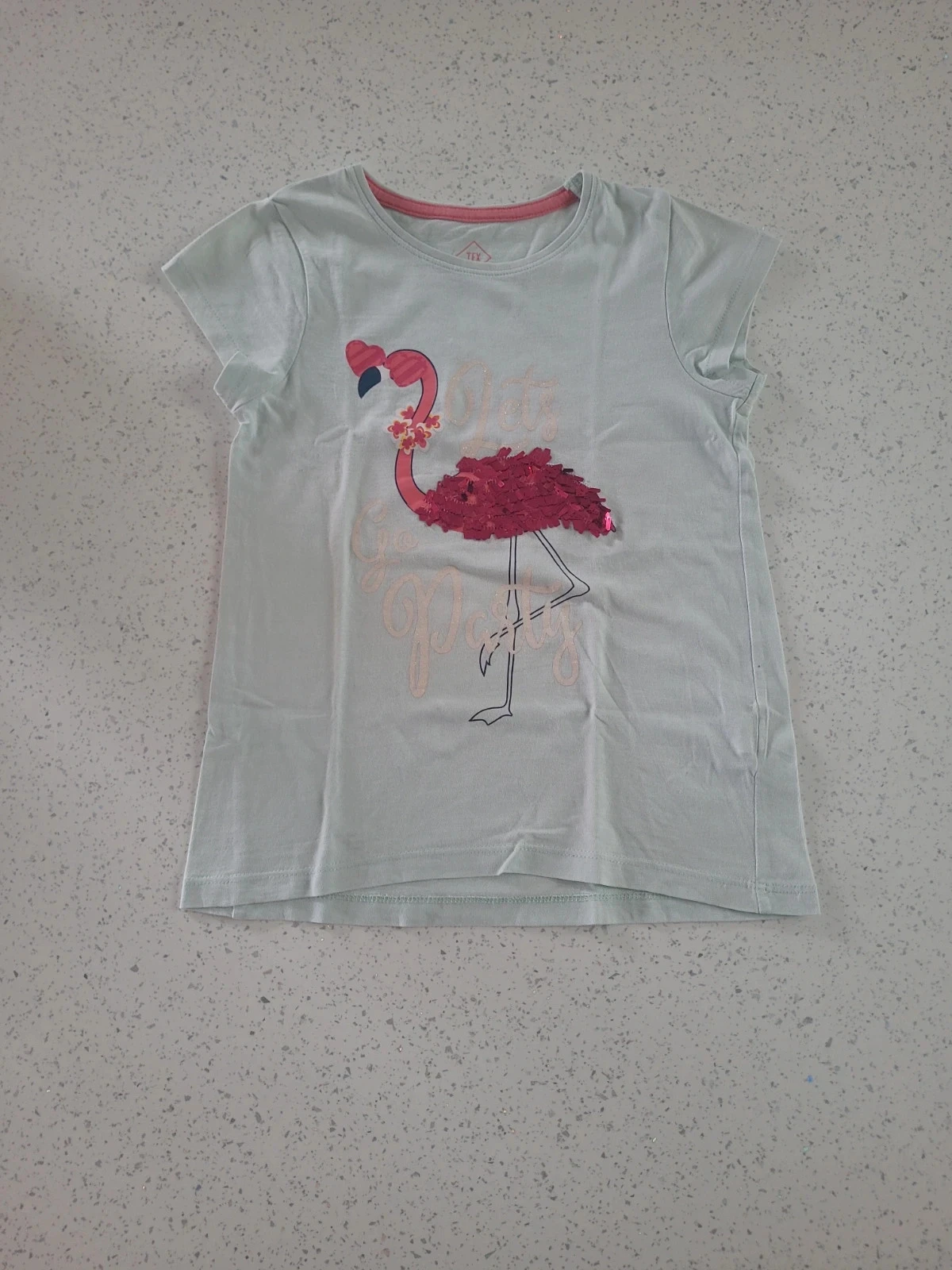 Tee-shirt flamand rose